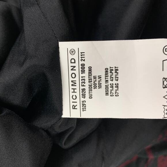 JOHN RICHMOND Size 6 Multi-Color Print Viscose Shift Dress - Picture 5 of 6